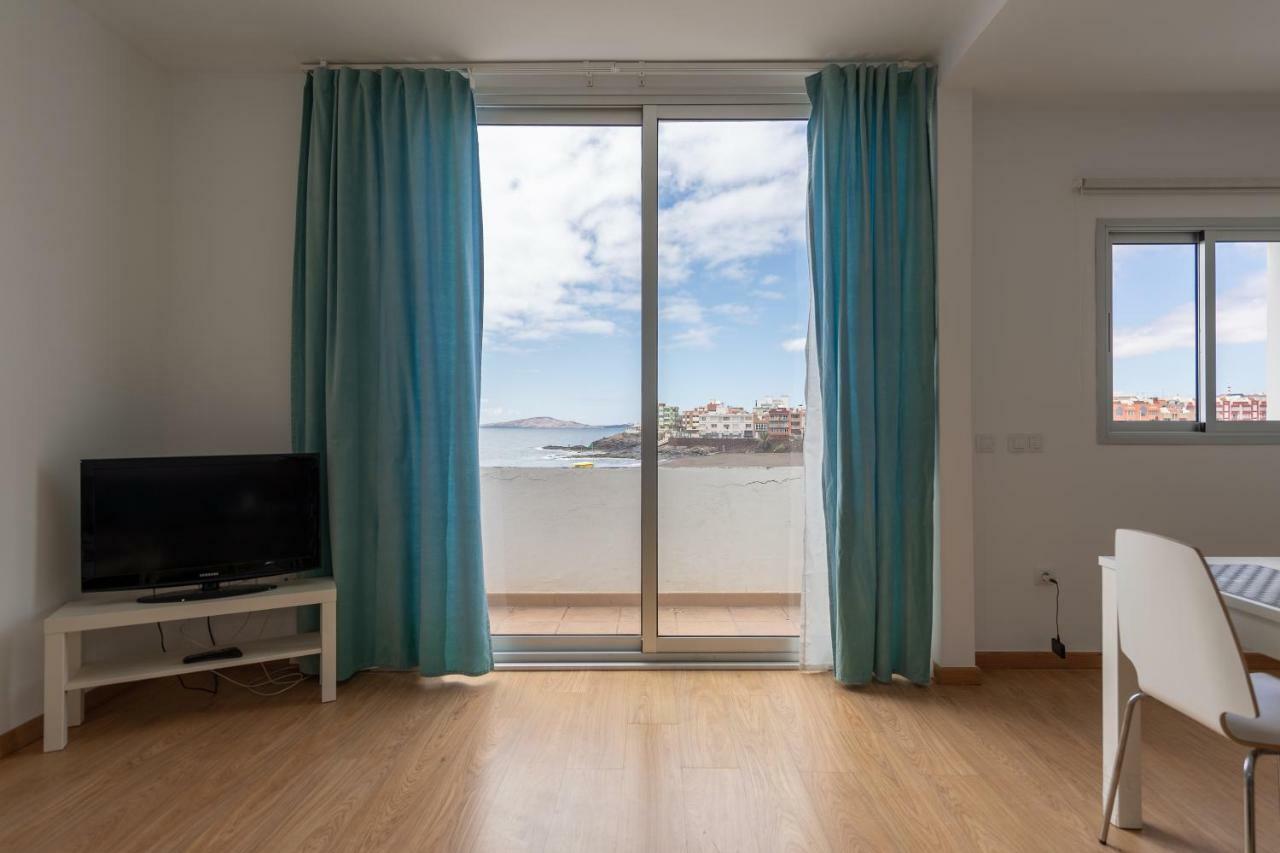 Vista Playa Y Mar - Sea View, Wifi And Ac Lägenhet Melenara Exteriör bild